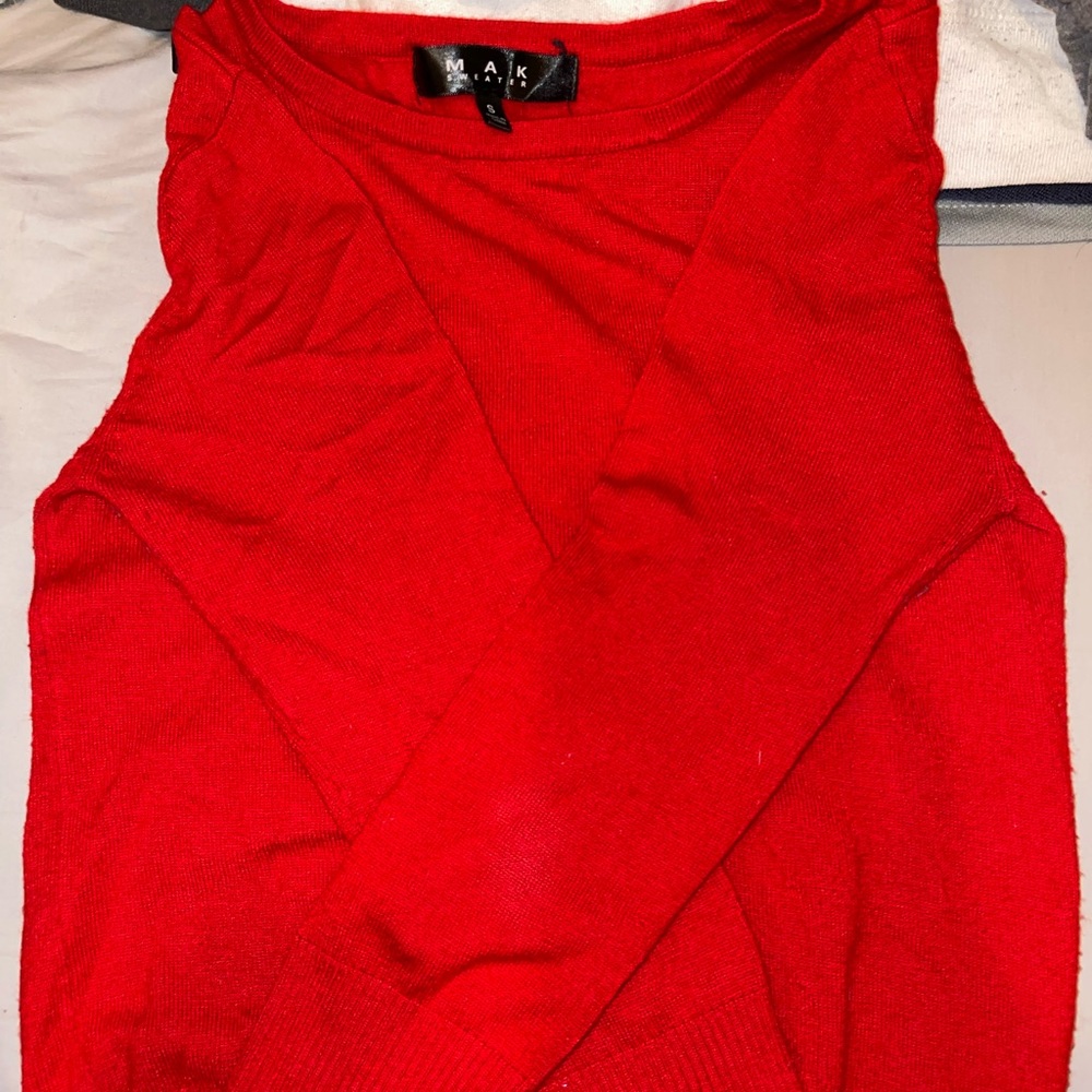 Red MAK Sweater